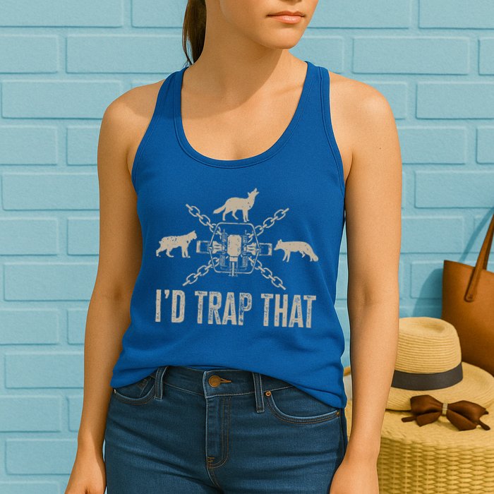 Trapping ID Trap That Trap Hunting Trapper Womens Tank Top