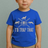 Trapping ID Trap That Trap Hunting Trapper Toddler T-Shirt