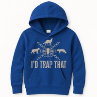 Trapping ID Trap That Trap Hunting Trapper Kids Hoodie