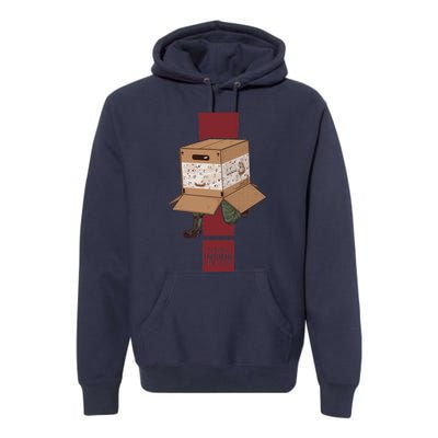 Think Inside The Box. Premium Hoodie