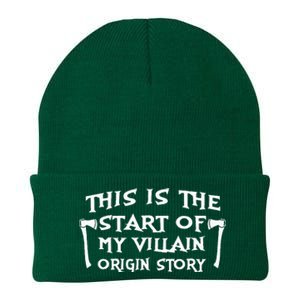 This Is The Start Of My Villain Origin Story Knit Cap Winter Beanie