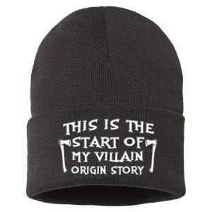 This Is The Start Of My Villain Origin Story Sustainable Knit Beanie