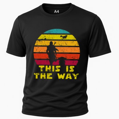 This Is The Way Reto Of Mando And Baby Sunrise Vintage Performance Shirt