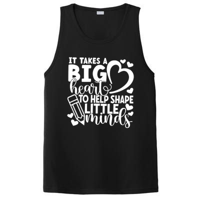 Teacher It Takes A Big Heart To Shape Little Minds PosiCharge Competitor Tank