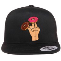 Two In The Pink One In The Stink Funny Shocker Flat Bill Trucker Hat
