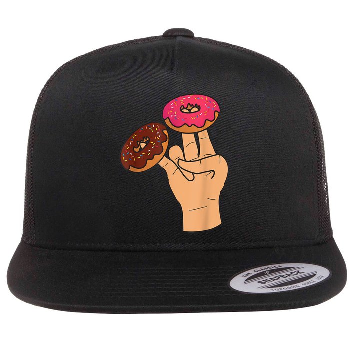 Two In The Pink One In The Stink Funny Shocker Flat Bill Trucker Hat