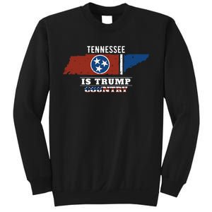 Tennessee Is Trump Country President 2024 Tennessee Map Sweatshirt