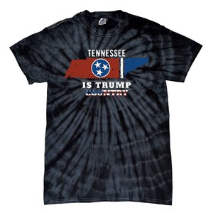 Tennessee Is Trump Country President 2024 Tennessee Map Tie-Dye T-Shirt