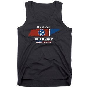 Tennessee Is Trump Country President 2024 Tennessee Map Tank Top