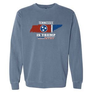 Tennessee Is Trump Country President 2024 Tennessee Map Garment-Dyed Sweatshirt