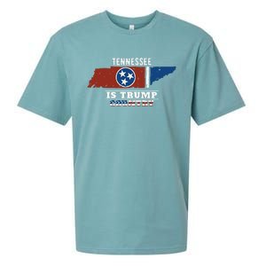 Tennessee Is Trump Country President 2024 Tennessee Map Sueded Cloud Jersey T-Shirt