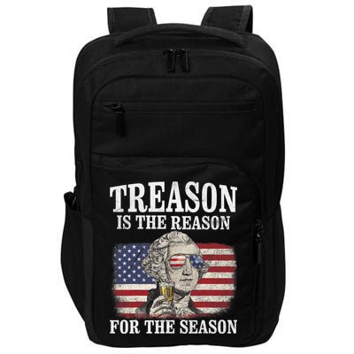 Treason Is The Reason For The Season 4th Of July Funny Retro Impact Tech Backpack