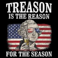 Treason Is The Reason For The Season 4th Of July Funny Retro Backpack