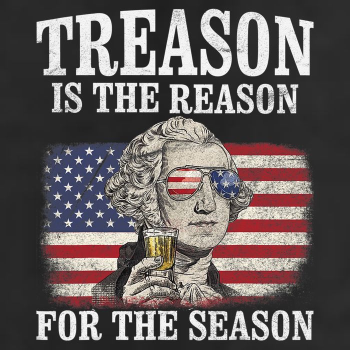 Treason Is The Reason For The Season 4th Of July Funny Retro Adult Drive Performance Visor