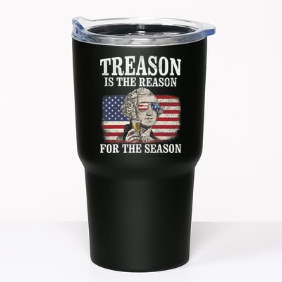 Treason Is The Reason For The Season 4th Of July Funny Retro Tumbler
