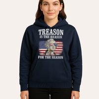 Treason Is The Reason For The Season 4th Of July Funny Retro Hoodie