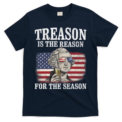 Treason Is The Reason For The Season 4th Of July Funny Retro T-Shirt
