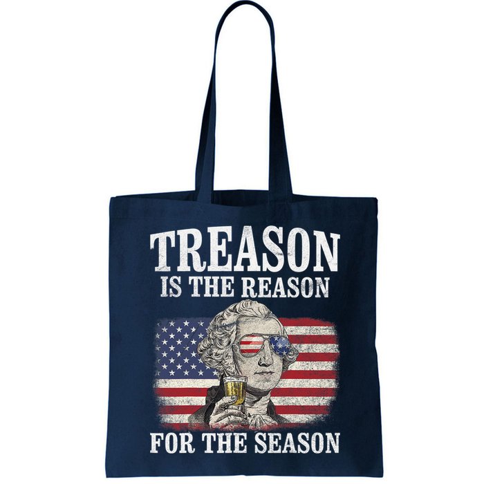 Treason Is The Reason For The Season 4th Of July Funny Retro Bag
