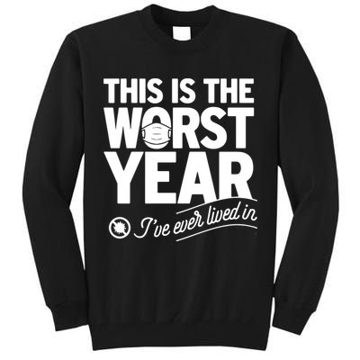 This Iis The Worst Year I’ve Ever Lived In Tall Sweatshirt