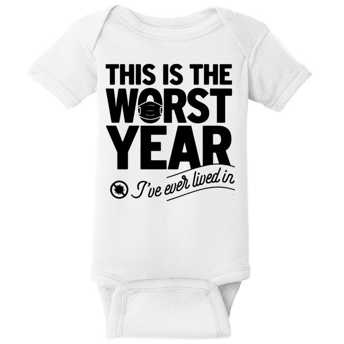 This Iis The Worst Year I’ve Ever Lived In Baby Bodysuit