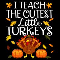 Teachers I Teach The Cutest Little Turkeys Thanksgiving Day Wool Snapback Cap
