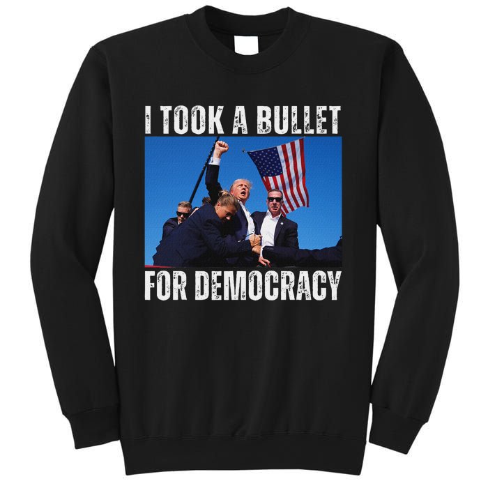 Trump I Took A Bullet For Democracy 2024 Sweatshirt