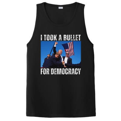 Trump I Took A Bullet For Democracy 2024 PosiCharge Competitor Tank