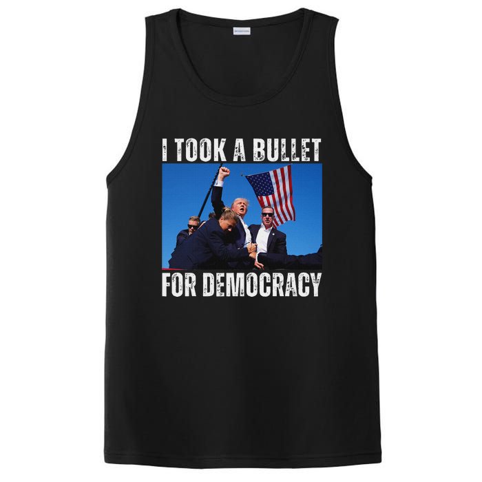 Trump I Took A Bullet For Democracy 2024 PosiCharge Competitor Tank