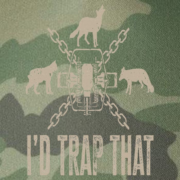 Trapping I'd Trap That Trap Hunting Trapper Legacy Tie Dye Trucker Hat