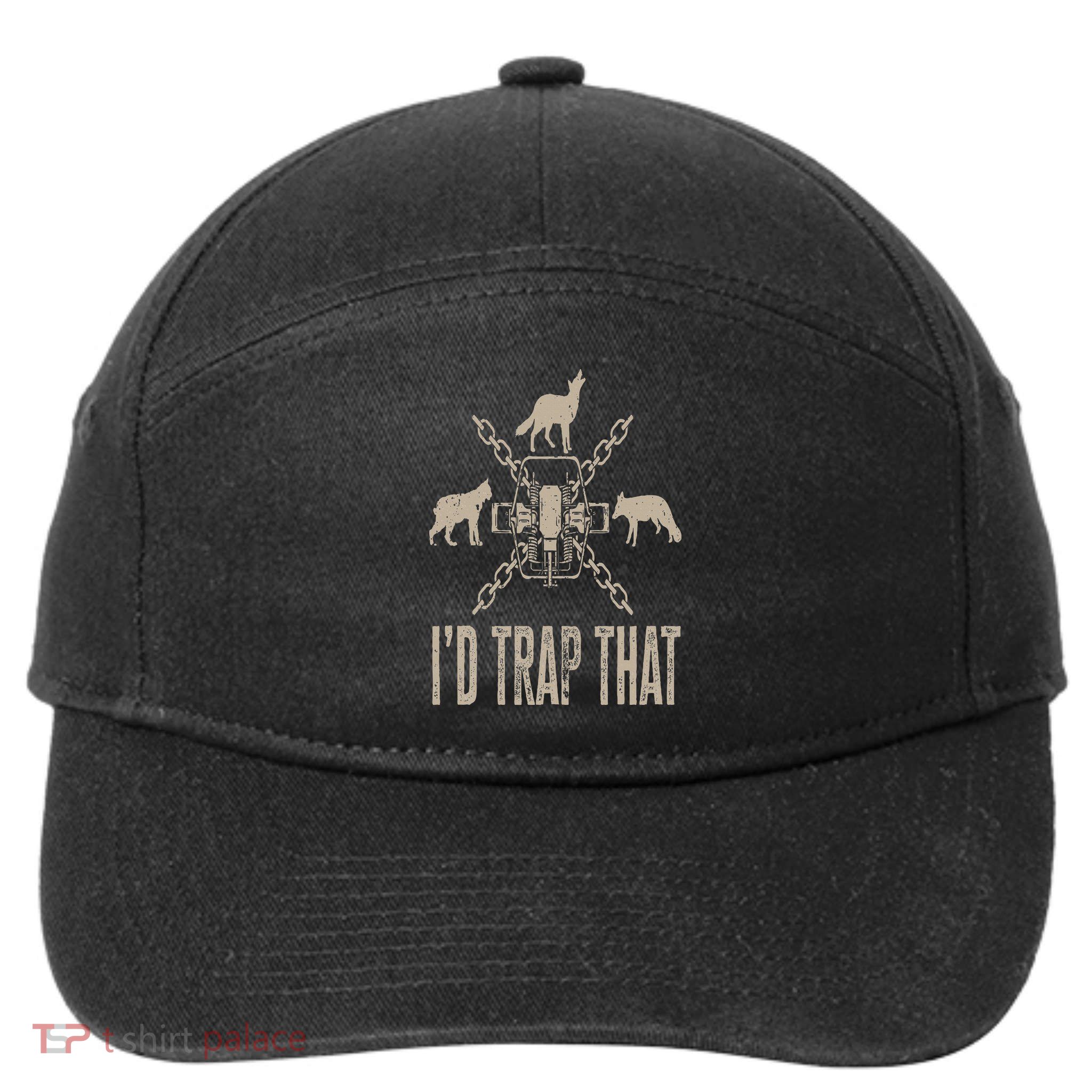 Trapping I'd Trap That Trap Hunting Trapper 7-Panel Snapback Hat