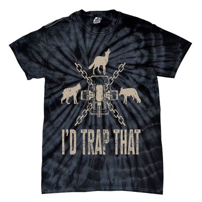 Trapping I'd Trap That Trap Hunting Trapper Tie-Dye T-Shirt