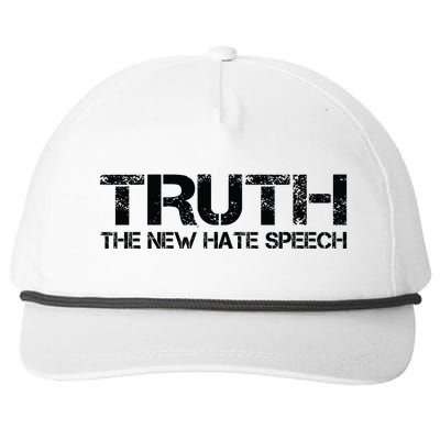 Truth Is The New Hate Speech Anti Government Snapback Five-Panel Rope Hat