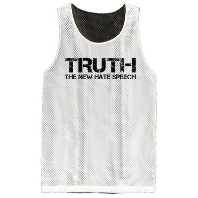 Truth Is The New Hate Speech Anti Government Mesh Reversible Basketball Jersey Tank