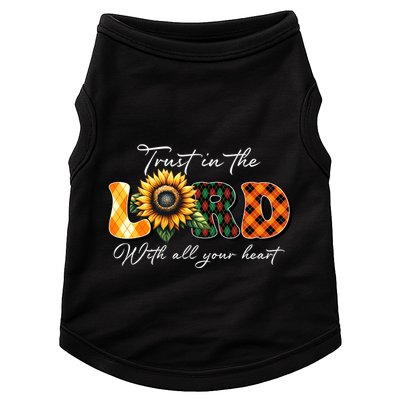 Trust In The Lord With All Your Heart Doggie Tank