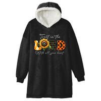 Trust In The Lord With All Your Heart Hooded Wearable Blanket