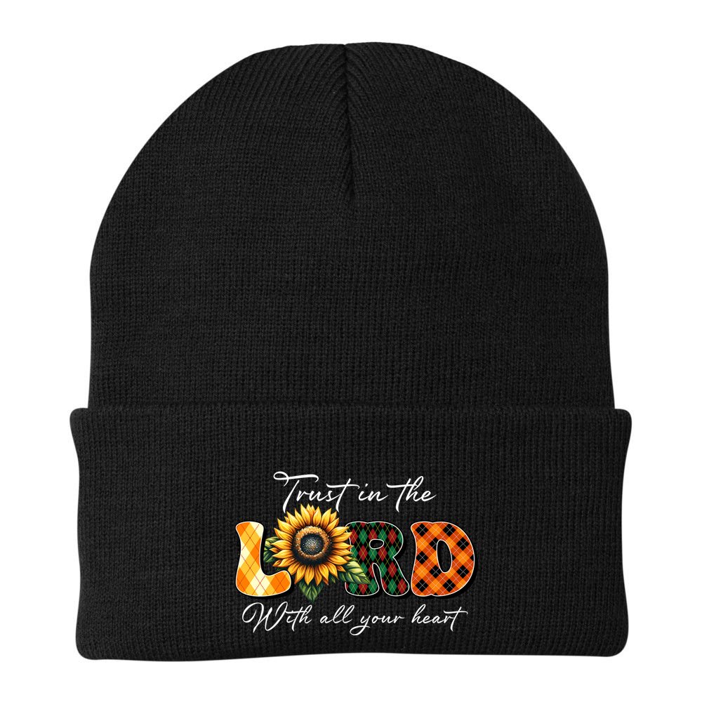 Trust In The Lord With All Your Heart Beanie