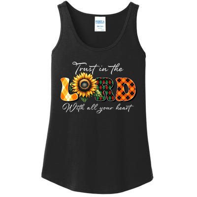 Trust In The Lord With All Your Heart Ladies Essential Tank