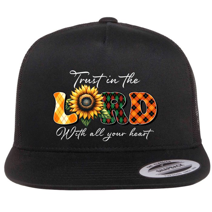 Trust In The Lord With All Your Heart Flatbill Hat