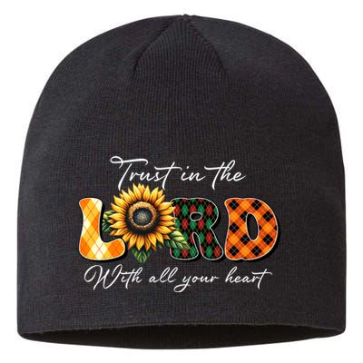 Trust In The Lord With All Your Heart Sustainable Beanie