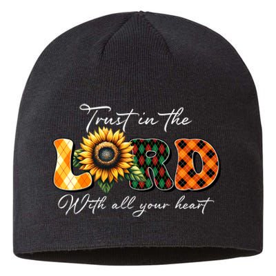 Trust In The Lord With All Your Heart Sustainable Beanie