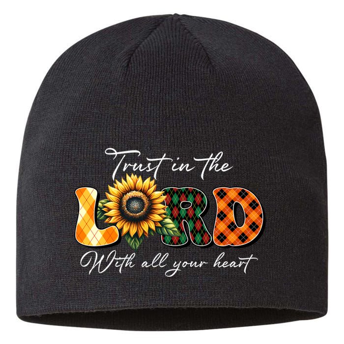 Trust In The Lord With All Your Heart Sustainable Beanie