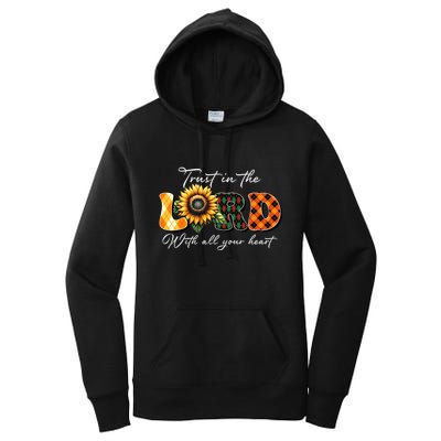 Trust In The Lord With All Your Heart Women's Pullover Hoodie