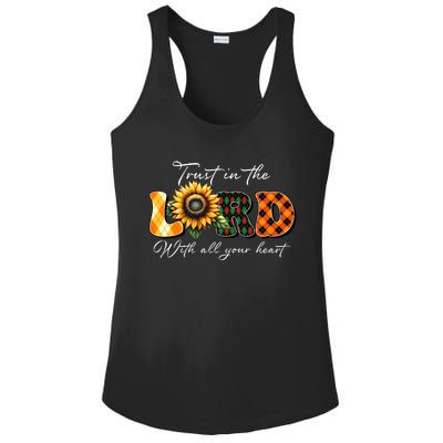 Trust In The Lord With All Your Heart Ladies PosiCharge Competitor Racerback Tank