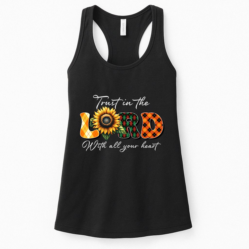 Trust In The Lord With All Your Heart Womens Tank Top