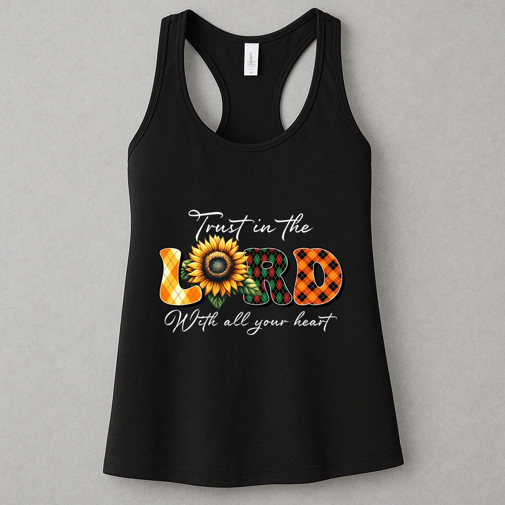 Trust In The Lord With All Your Heart Womens Tank Top