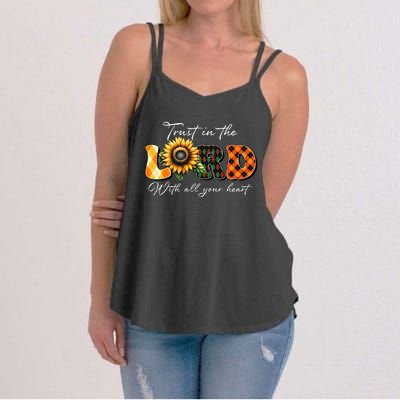 Trust In The Lord With All Your Heart Women's Strappy Tank