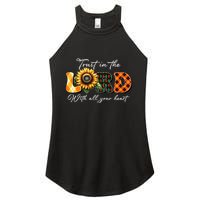 Trust In The Lord With All Your Heart Women's Perfect Tri Rocker Tank