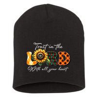 Trust In The Lord With All Your Heart Short Acrylic Beanie