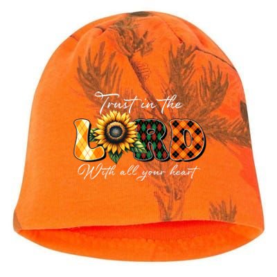 Trust In The Lord With All Your Heart Kati - Camo Knit Beanie