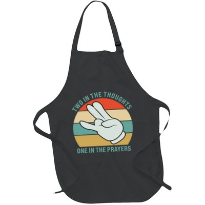 Two In The Thoughts One In The Prayers Funny Shocker Apron